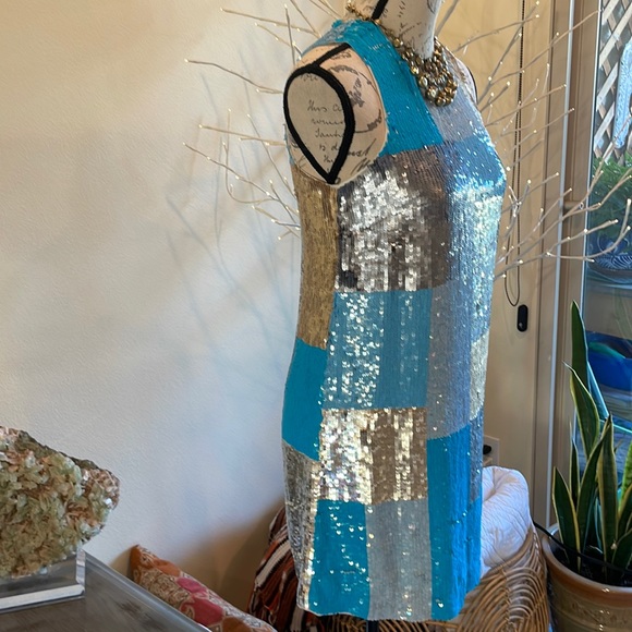French Connection Sequin Cocktail Dress - Picture 5 of 12